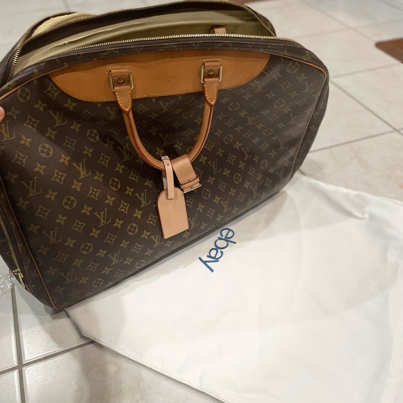 Louis Vuitton Travel Bag M41392 Alize 2 Poches Brown Monogram. - Picture 12 of 12